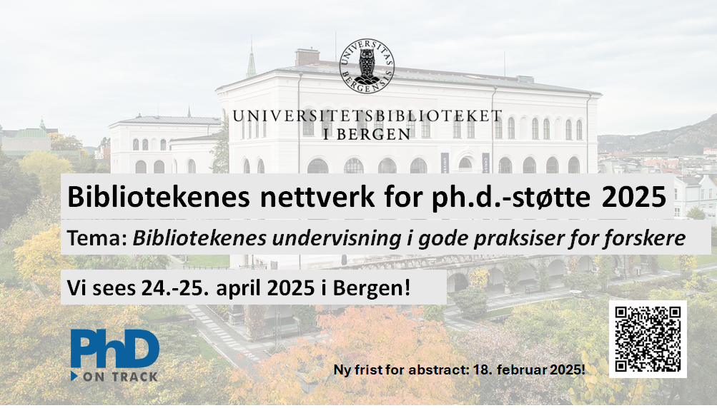 Bibliotekenes undervisning i gode praksiser for forskere